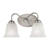 Conway 15'' Wide 2-Light Vanity Light - Brushed Nickel 1202BB/20 Thomas