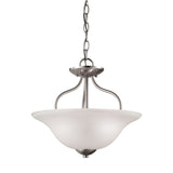 Conway 15'' Wide 2-Light Semi Flush Mount - Brushed Nickel 1202CS/20 Thomas