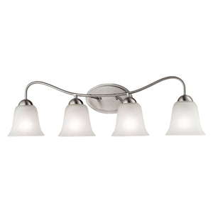 Thomas Lighting Conway Two Light Vanity Bar Oil Rubbed Metal Bathroom Wall Fixture Traditional Nickel 32 inches 1204BB/20
