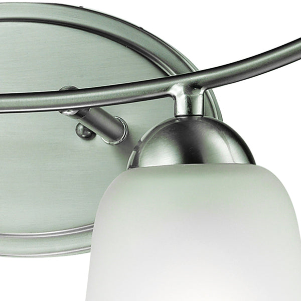 Thomas Lighting Conway Two Light Vanity Bar Oil Rubbed Metal Bathroom Wall Fixture Traditional Nickel 32 inches 1204BB/20