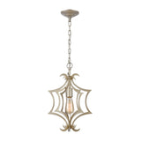 Delray 11'' Wide 1-Light Mini Pendant - Aged Silver 12061/1 Elk Lighting