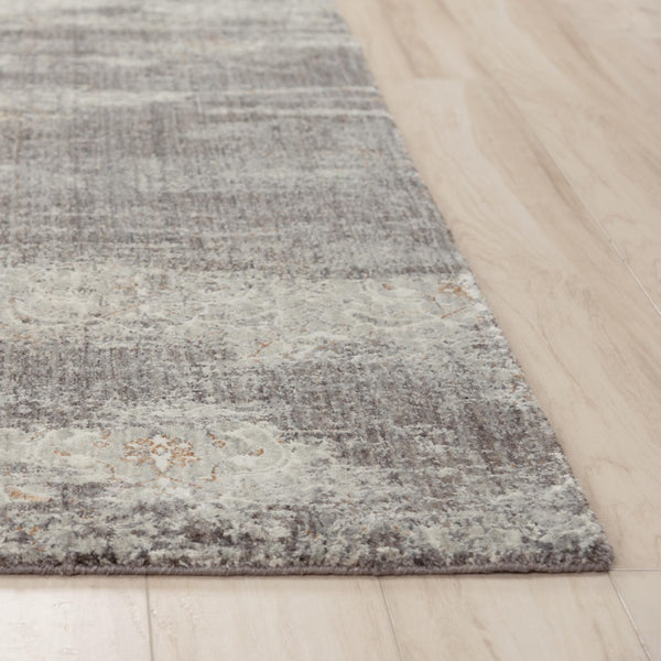 Alora Decor Cara Gray Rectangle Rug With Hand-Sheared Recycled Polyester Pile, Slate Gray Ivory Wash For Durability And Style 10' x 13' 12012073000330113