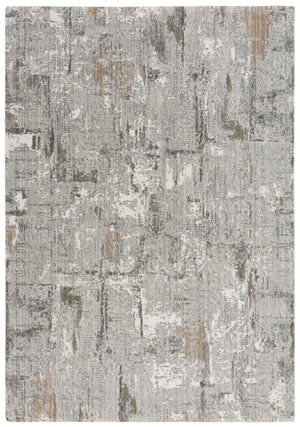 Alora Decor Cara Cara Modern Gray Abstract Rug With Recycled Polyester, Hand-Sheared Plush Pile, Easy Care, Eco-Friendly Style 8' x 10' 12012073400330810