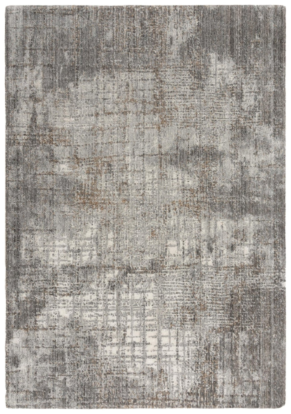 Alora Decor Cara Gray Runner Rug 2'6"X8' - Plush Hand-Sheared 100% Recycled Polyester, Hybrid Durable Modern Style 12012073600332608