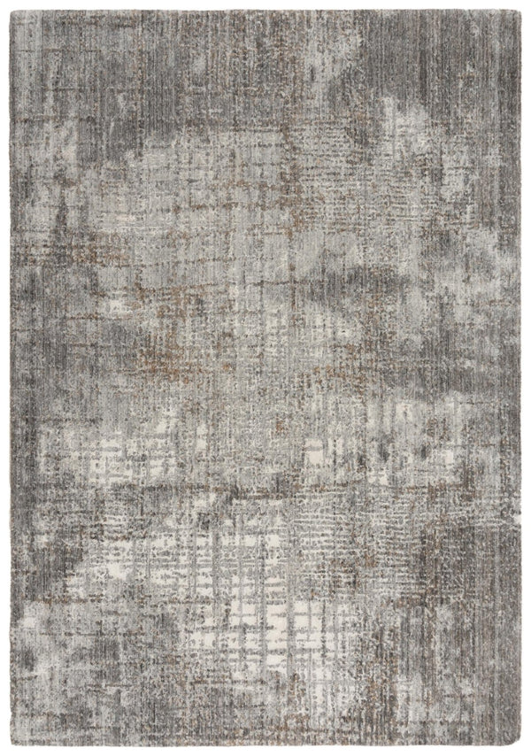 Alora Decor Cara Gray Runner Rug 2'6"X8' - Plush Hand-Sheared 100% Recycled Polyester, Hybrid Durable Modern Style 12012073600332608