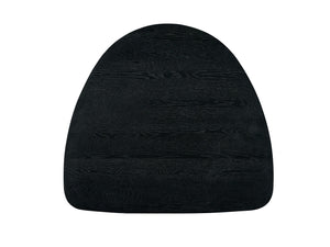 English Elm Real Black Rectangular Dining Table with 19mm Wood Top, Rubber Wood Legs, 100lb Capacity, 26" Clearance B2726P281886