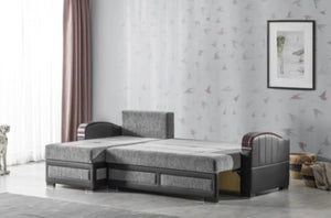 English Elm Primenest Azura Convertible Sectional Sofa With Storage - Modern, Comfortable, And Space-Saving Design B030P305118-GIGA