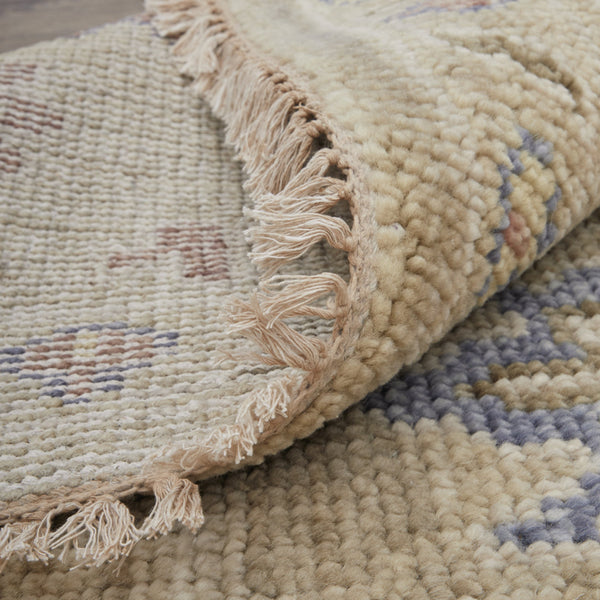 Feizy Rugs Fillmore Hand-knotted Wool Rug - Artisan-crafted Floral Design With Rich Colors For Timeless Style Brown,Tan,Blue Wool Fil69cjflgn000f00