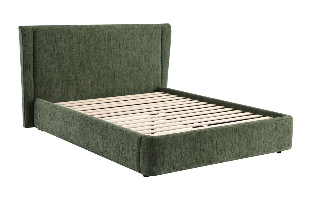 English Elm Cheryl Chenille Upholstered Full Bed with Padded Headboard for Modern Bedroom B2756S00034