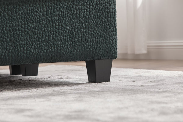 English Elm UNITED Modular 6-Seat Sectional Sofa with Removable Ottoman, Storage Compartments, Convertible Comfort Emerald W1568S00244