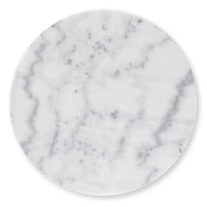 Baxton Studio Baxton Studio Gold-Finished Modern End Table with Elegant Round Marble Top for Chic Living Spaces H01-97048-Metal/Marble Side Table