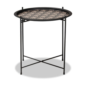 Baxton Studio Baxton Studio Modern Black Metal Plant Stand - Stylish Accent Table for Indoor & Outdoor Use H01-102573 Metal Plant Stand