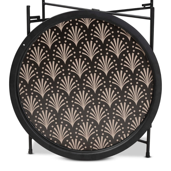 Baxton Studio Baxton Studio Modern Black Metal Plant Stand - Stylish Accent Table for Indoor & Outdoor Use H01-102573 Metal Plant Stand