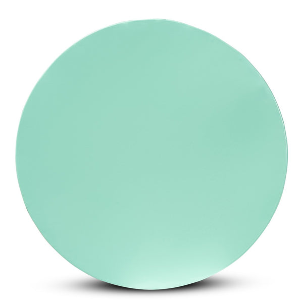 Baxton Studio Baxton Studio Jamila Stylish Modern Metal Outdoor Side Table with Geometric Cut-Out Design Aqua H01-104258 Aqua Metal Side Table