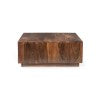 IDEAZ Low Square Coffee Table Brown  1212ASA