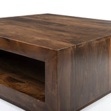 IDEAZ Low Square Coffee Table Brown  1212ASA