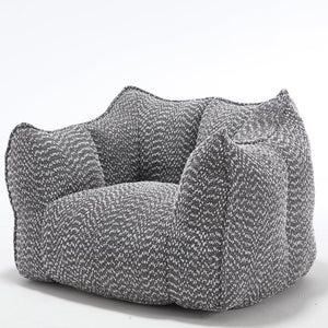 English Elm Sofa plush beanbag chair with superfiber cover and resilient foam filling for ultimate home comfort and relaxation Grey W1996P252268