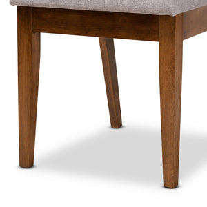 Baxton Studio Baxton Studio Octavia Modern Dining Chair Set - Grey Upholstered & Walnut Finish for Stylish Comfort RH2082C-Grey/Walnut-DC-2PK