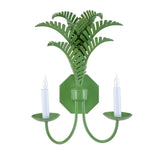 Royal Palm Sconce Green 12148 Wildwood