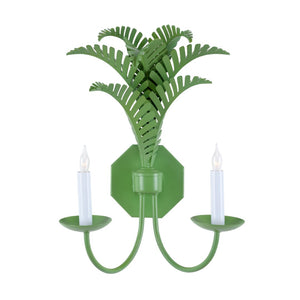 Royal Palm Sconce Green 12148 Wildwood