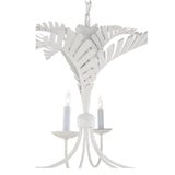 Royal Palm Chandelier White/Cream 12149 Wildwood