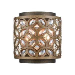 Rosslyn 9'' High 2-Light Sconce - Mocha 12150/2 Elk Lighting