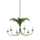 Royal Palm Chandelier Green 12150 Wildwood