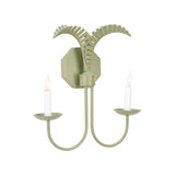 Petite Palm Sconce Green 12158 Wildwood