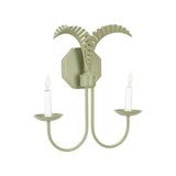 Petite Palm Sconce Green 12158 Wildwood