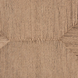 Baxton Studio Baxton Studio Saura Mid-Century Modern Oak Dining Bench with Woven Hemp Seat & Stylish Storage Shelf SK9151-Oak-Bench