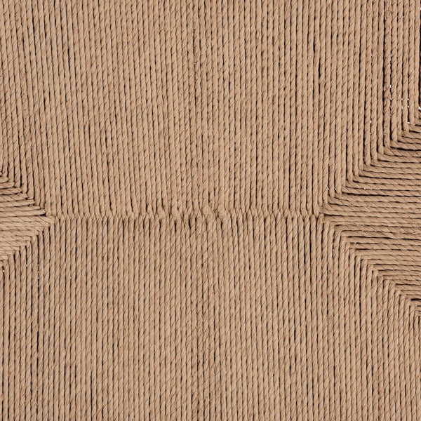 Baxton Studio Baxton Studio Saura Mid-Century Modern Oak Dining Bench with Woven Hemp Seat & Stylish Storage Shelf SK9151-Oak-Bench