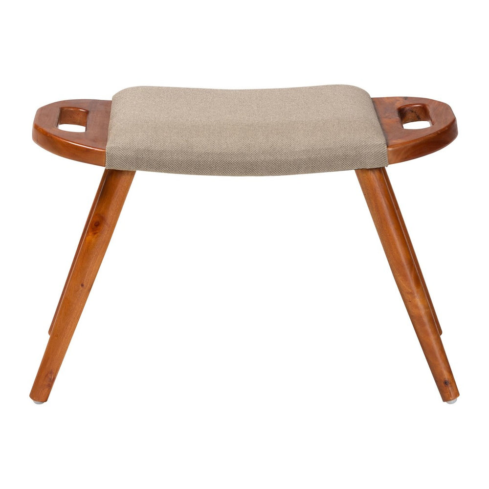 Baxton Studio Baxton Studio Banner Mid-Century Upholstered Accent Bench with Oak Legs for Entryway or Bedroom SF9120-Upholstered Oak-Bench