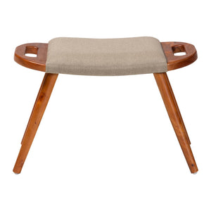 Baxton Studio Baxton Studio Banner Mid-Century Upholstered Accent Bench with Oak Legs for Entryway or Bedroom SF9120-Upholstered Oak-Bench