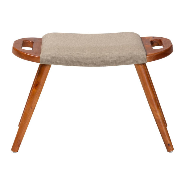 Baxton Studio Baxton Studio Banner Mid-Century Upholstered Accent Bench with Oak Legs for Entryway or Bedroom SF9120-Upholstered Oak-Bench