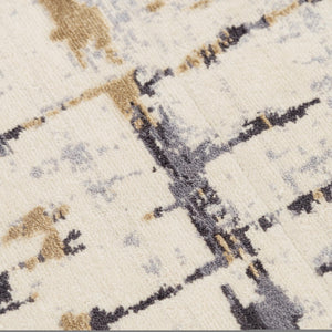 Alora Decor Belice Neutral Runner Rug With 80% New Zealand Wool Blend, Subtle Abstract Motif, Durable Elegance 2'6" x 10' 12112172304332610