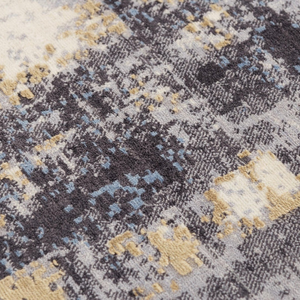 Alora Decor Belice Contemporary Blue Abstract Rug With New Zealand Wool Blend, Soft Lustrous Texture And Durable Charm 2' x 3' 12112172509540203
