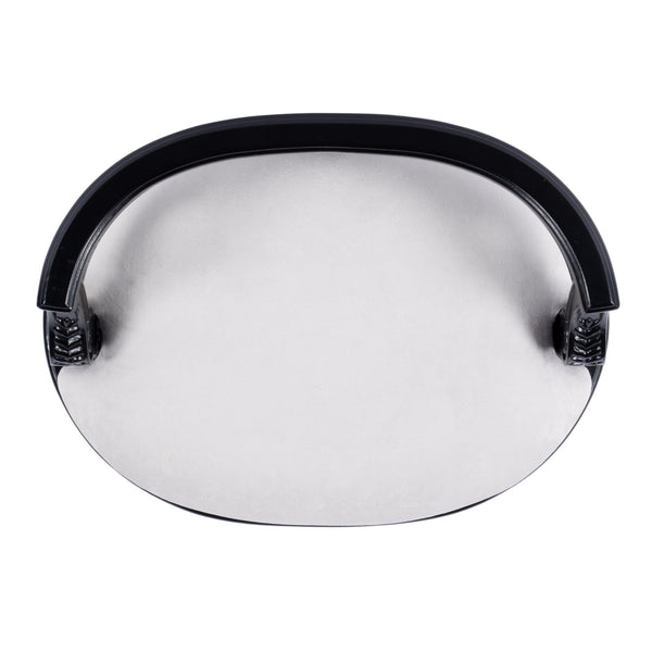 Butler Specialty Hathaway Elegant Oval Upholstered Vanity Seat With Carved Wood Back For Stylish Dressing Rooms Black Foam,Mdf,Poplar Hardwood Solids,Cotton Fabric 1218111-butler