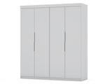 Manhattan Comfort Mulberry Contemporary - Modern Wardrobe/ Armoire/ Closet White 121GMC1