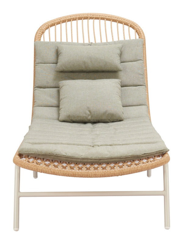 Skim Lounge Chair - Multicolor Outdoor Seating with Stylish Design, Durable Fabric & Rattan Weave