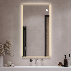 English Elm 48 in Led Vanity Wall Mirror Dimmable Anti-fog Copper-free Glass Spa Bath W2709P433629