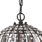 Talgarth 10.25'' Wide 1-Light Mini Pendant - Dark Bronze 122-015 Elk Home