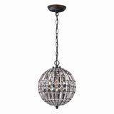 Talgarth 10.25'' Wide 1-Light Mini Pendant - Dark Bronze 122-015 Elk Home