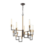 Congruency 29'' Wide 12-Light Chandelier - Oil Rubbed Bronze 12207/12 Elk Lighting