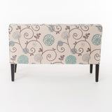 Christopher Knight Home® - Noble House - Dejon Modern Floral Upholstered Fabric Love Seat