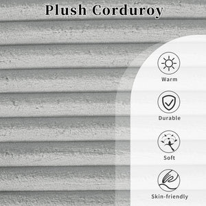 English Elm Sectional U-Shaped Sofa With Movable Ottoman & Side Storage Pockets - Stylish Comfort For Living Rooms N719S002080E-GIGA
