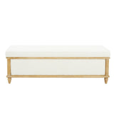 Christopher Knight Home® - Noble House - - Osgood White Storage Ottoman