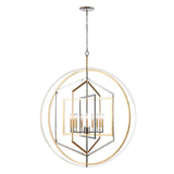 Geosphere 46'' Wide 9-Light Chandelier - Polished Nickel 12265/9 Elk Lighting