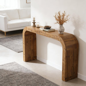 English Elm Coffee Console Table Industrial Metal Frame Vintage Wood Grain 2 Tier Entryway Sofa T3971P447513