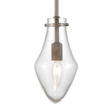 Culmination 5'' Wide 1-Light Mini Pendant - Weathered Zinc 12295/1 Elk Lighting