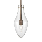 Culmination 6'' Wide 1-Light Mini Pendant - Weathered Zinc 12296/1 Elk Lighting